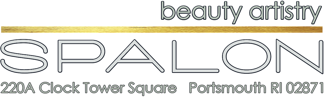 Spalon beauty artistry Logo, located at 202A Clock Tower Square, Portsmouth RI 02871